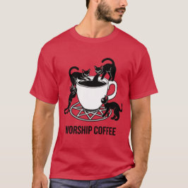 暗黒卿猫崇拝コーヒー、崇拝コーヒー Tシャツ