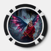 暗黒幻想の妖精の女王 蝶の羽根 ポーカーチップ (裏面)