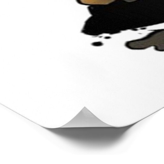 暗黒焚き火 ポスター (角)