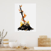 暗黒焚き火 ポスター (キッチン)
