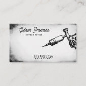 暗黒白タトゥーマシン 名刺 (正面)