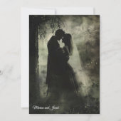 暗黒結婚の神秘的ゴシック 招待状 (正面)