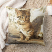 暗黒鉛筆のスケッチに猫は全て黒い クッション (ブランケット)