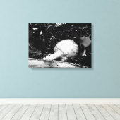 暗黒防具 キャンバスプリント (インサイチュ (ウッドフロア))