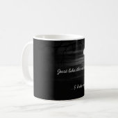 暗黒面があるあなたのお気に入りのなコーヒー恋人のため コーヒーマグカップ (正面左)