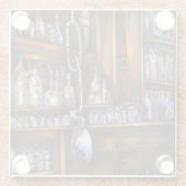 暗黙に理解される ガラスコースター (裏面)