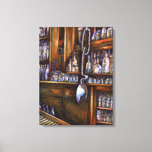 暗黙に理解される キャンバスプリント (正面)