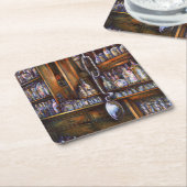 暗黙に理解される スクエアペーパーコースター (アングル)