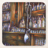 暗黙に理解される スクエアペーパーコースター (正面)