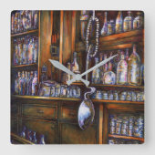 暗黙に理解される スクエア壁時計 (正面)