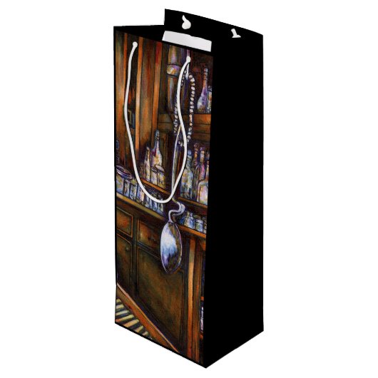 暗黙に理解される ワインギフトバッグ (裏面アングル)