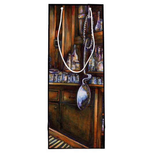 暗黙に理解される ワインギフトバッグ (裏面)