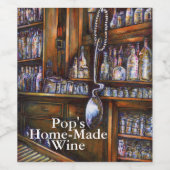 暗黙に理解される ワインラベル (シングルラベル)