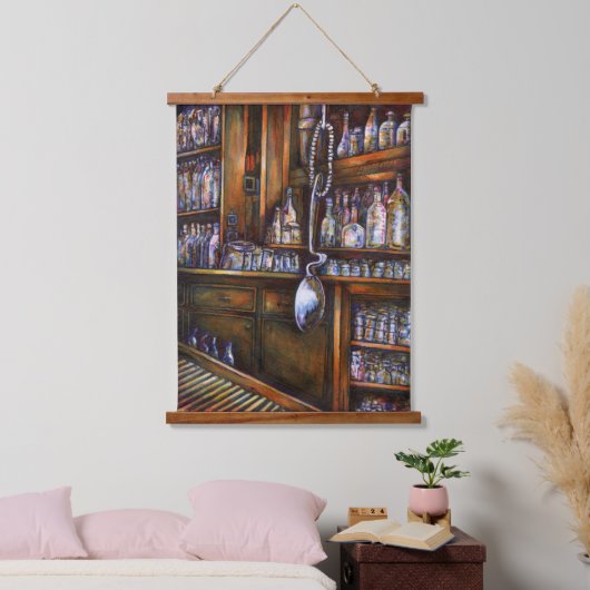 暗黙に理解される 吊り下げ型タペストリー (寝室)