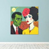 暗黙の物語 キャンバスプリント (インサイチュ (ウッドフロア))