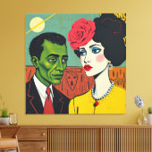 暗黙の物語 キャンバスプリント (インサイチュ (リビング))