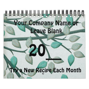 暦年料理レシピ会社プロモーション カレンダー