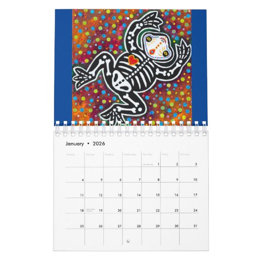 暦日 カレンダー (1月 2026)