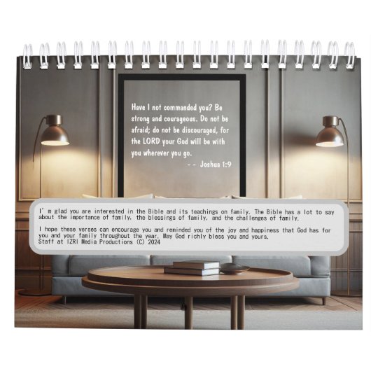 暦:恵み カレンダー (裏面)