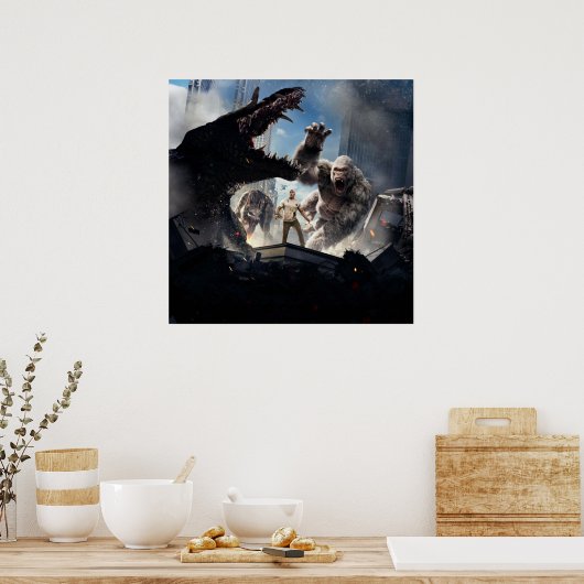 暴れる ポスター (キッチン)