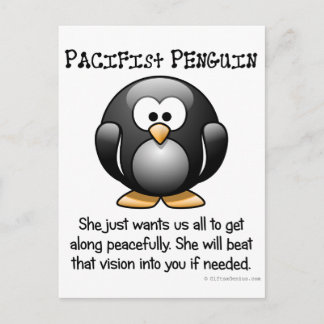 暴力による平和の実現 ポストカード