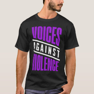 暴力に反対する声 Tシャツ