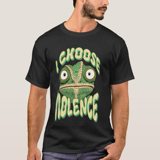 暴力に賛成 Tシャツ (正面)