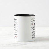 暴力のスピードモメンタムを軽視する博士 マグカップ (中央)