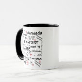 暴力のスピードモメンタムを軽視する博士 マグカップ (正面左)