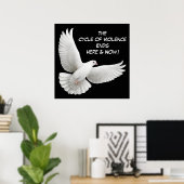 暴力の連鎖はここで終わるポスター ポスター (ホームオフィス)