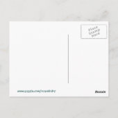 暴力は決して答えではない Tシャツ ポストカード (裏面)