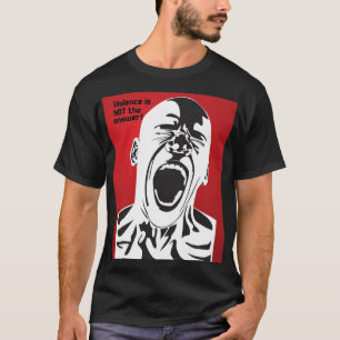 暴力は答えじゃない! Tシャツ