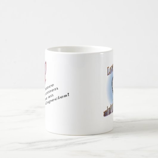 暴力をストップ コーヒーマグカップ (中央)
