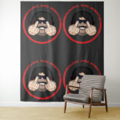 暴力を軽視するスピードTシャツ タペストリー (インサイチュ)