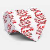 暴力を食べますベーコンを終えて下さい ネクタイ (ロール)