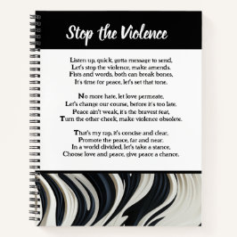 暴力ストップ詩 ノートブック