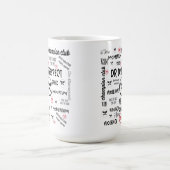 暴力スピードのモメンタムを無視 コーヒーマグカップ (中央)