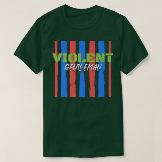 暴力的な紳士プレミアムTシャツ Tシャツ (デザイン正面)