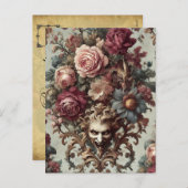 🌺暴動から開花 – ゴシックビクトリアン シーズンポストカード (正面/裏面)