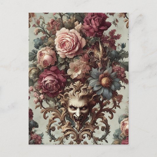 🌺暴動から開花 – ゴシックビクトリアン シーズンポストカード (正面)