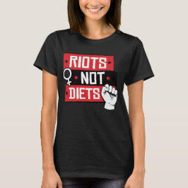 暴動ではなくダイエット Tシャツ