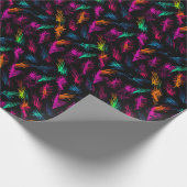 暴動のパターン：生エネルギー – パンクネオン ラッピングペーパー (角)