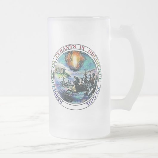 暴動のマグ フロストグラスビールジョッキ (右)