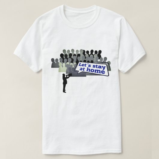 暴動または反体制に対する温和 Tシャツ (デザイン正面)