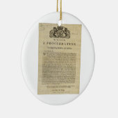暴動を抑制するための王による布告 セラミックオーナメント (右)