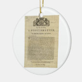 暴動を抑制するための王による布告 セラミックオーナメント (左)