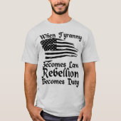 暴君が法になったとき Tシャツ (正面)