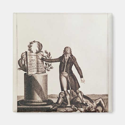 暴君が革命に倒れた マグネット (正面)