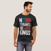 暴君も王も要らない 自由 愛国者 抗議 Tシャツ (正面フル)