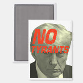 暴徒なし、トランプ磁石なし マグネット (正面/裏面)